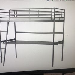 IKEA SVäRTA Loft Bed Frame W/desk Option 