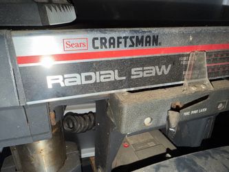 Radial Arm Saw with stand & extra blades