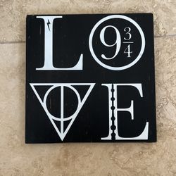 Harry Potter Plaque