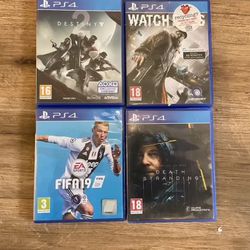 PS4 Console W/ Games