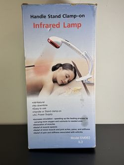 Infrared Heat Lamp w/ Clamp Stand - Muscle & Joint Relief - New