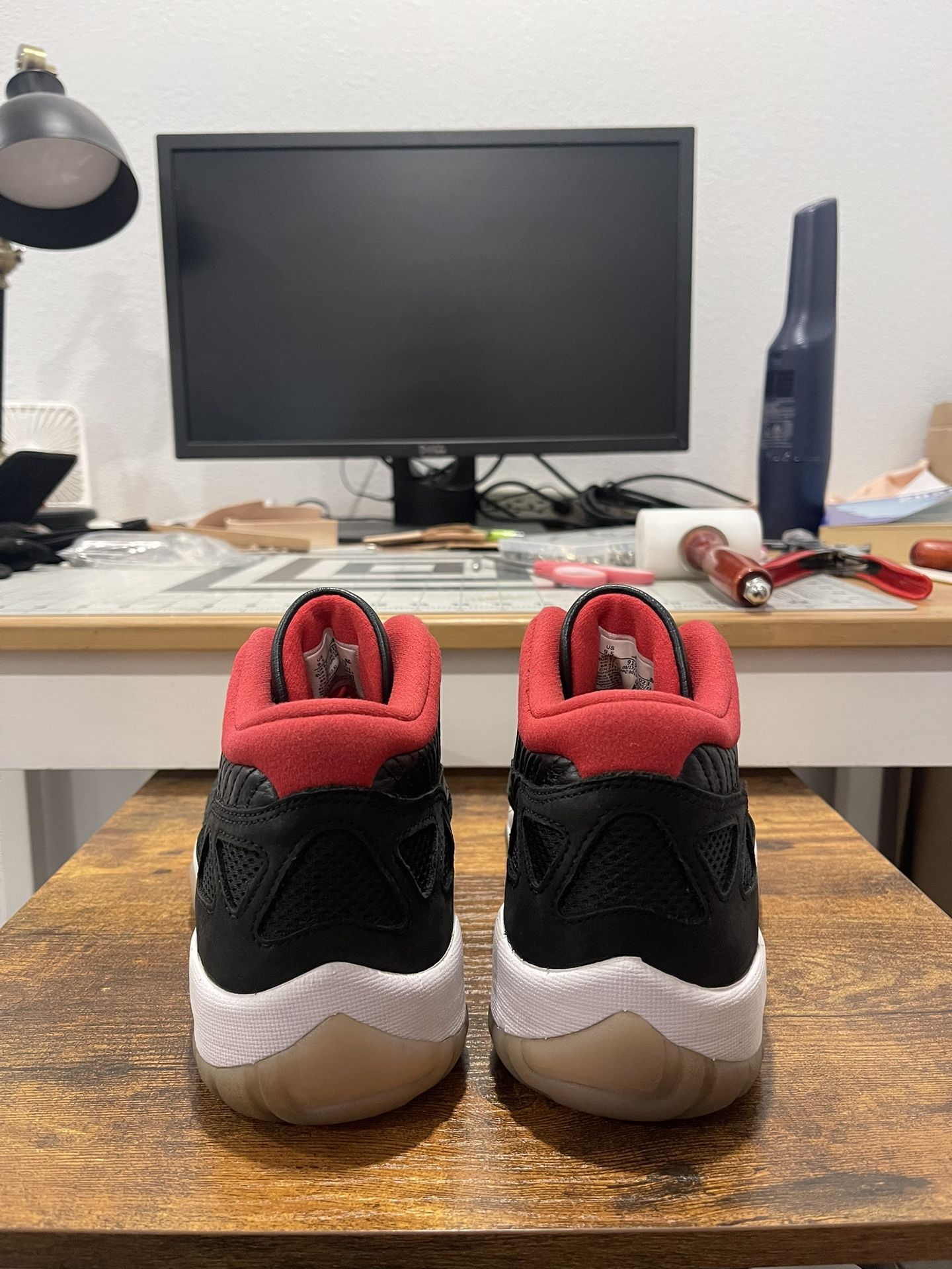 2021 Air Jordan 11 Low IE “Bred” Size 9.5
