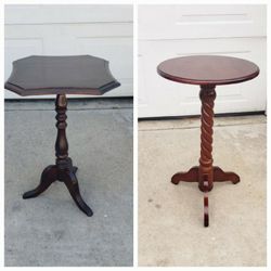Vintage Pedestal Stands Or Plant Stands - $20 Each