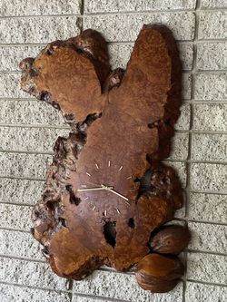 Burl Wood Clock