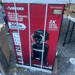 Husky 30 Gallon Air Compressor 