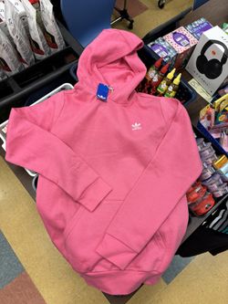 Adidas Girls Essentials Pink Hoodie Size XL (14-16)