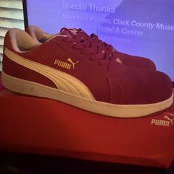 New puma size 10.5 steel toe work shoes