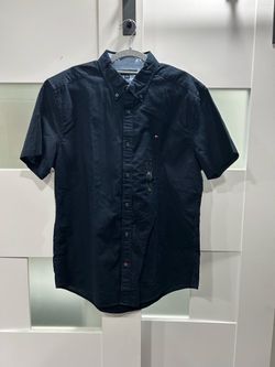 Regular Fit Short-Sleeve Oxford Shirt  TOMMY