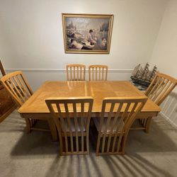 Dining Room Set With Display Case