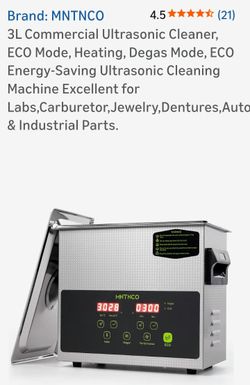 Mntn New In Box 3L Commercial Ultrasonic Cleaner