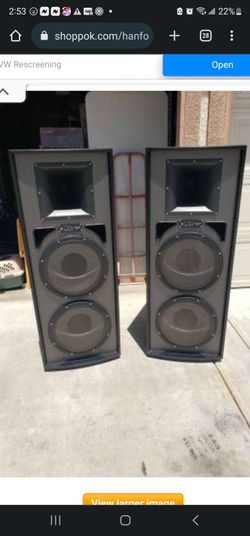 Welton Pro Studio Mach II. Floor Speakers