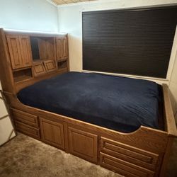 Queen Bed Frame With Storage