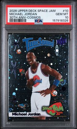 PSA 10 - Micheal Jordan #10 Cosmos Foil Space Jam 30th Anniversary