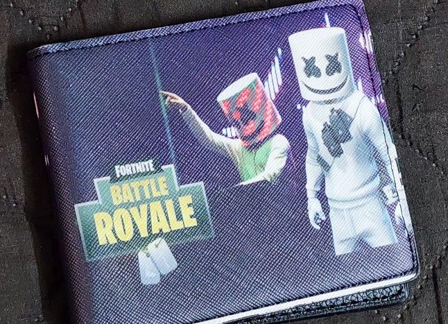 FORTNITE BATTLE ROYAL Multicolor TRI-FOLD WALLET Snap Button ClosureÂ