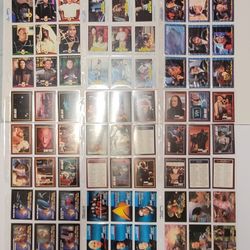 SCI-FI TV Shows Trading Cards (7) Seven Sets  In FOLDER ONE