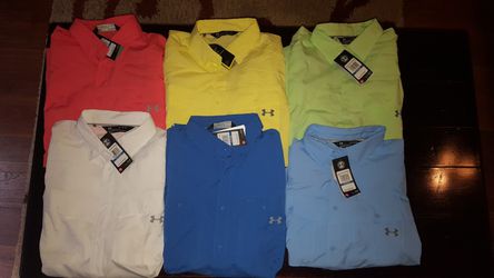 NEW UNDER ARMOUR FISHING SHIRTS for Sale in Spring, TX