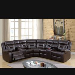 Sectional Recliner Sofa Set 