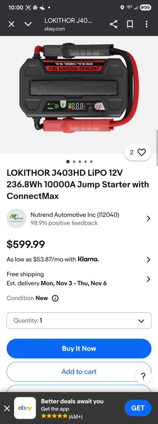 10000w  Jumper And Charger Nascar  