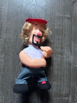 Animated  Novelty Doll Figure with Press Button