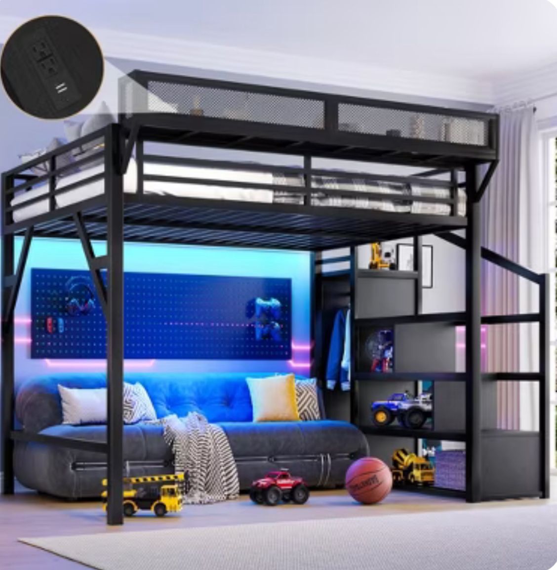 Loft Bed Frame For Full Size Bed