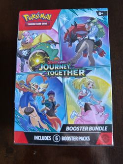 Title: Pokémon Journey Together Booster Bundle – NEW & Sealed – 6 Packs