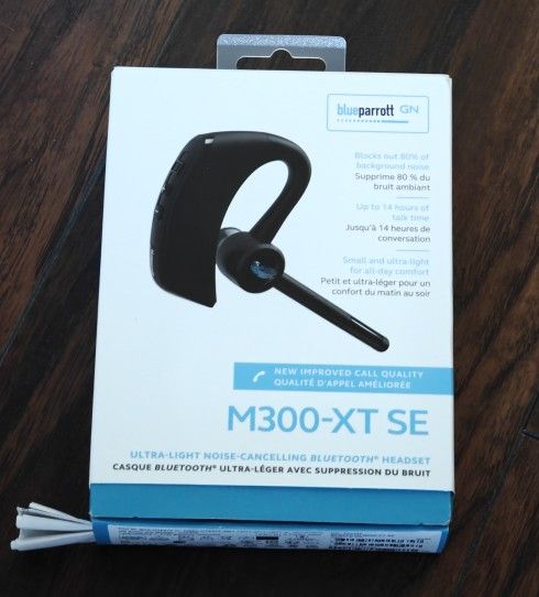 BlueParrott M300-XT Bluetooth Headset — NEW | Noise Cancelling | 14hr Battery | Pro-Grade Mic