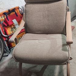 Outdoors Chair.  Comfortable.  Wide Seat. $65 Or Best Offer 