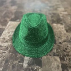 Kids Green Glitter Hat