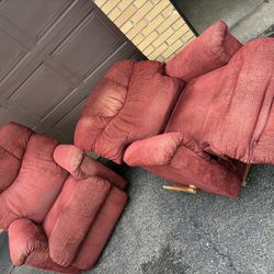 Pair Of La-Z-Boy Rocker Recliners