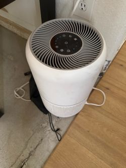 White Air Purifier with Touch Controls