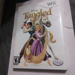 Nintendo Wii Game Disney Tangled Used