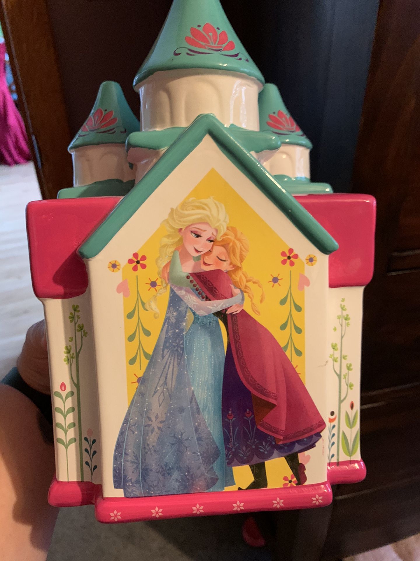 Frozen piggy bank