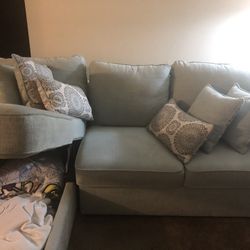 Sectional With Ottoman