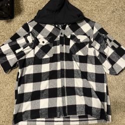LRG Hooded Flannel