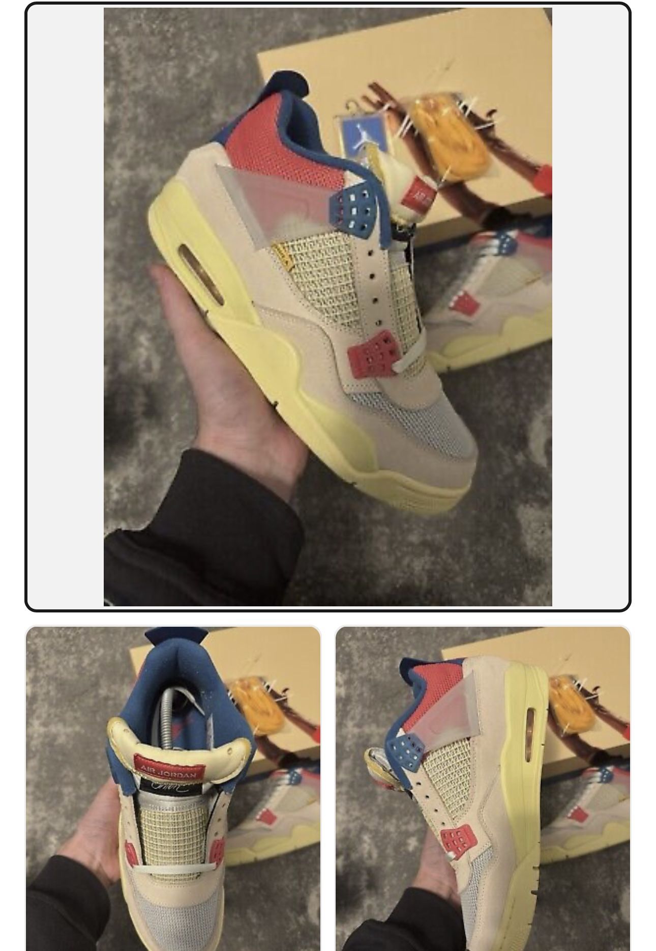 Jordan 4 Retro Union Guava Ice