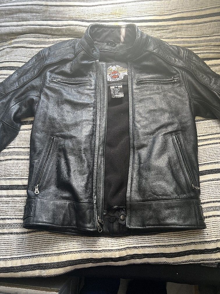 Harley Leather Jacket Willie Skull And 2 More For 250 Dollars