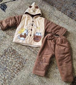 Cute Unisex Soft Kids Winter Set 