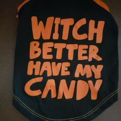 Halloween Dog Shirt Size Sm