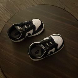 Baby Black And White Nikes