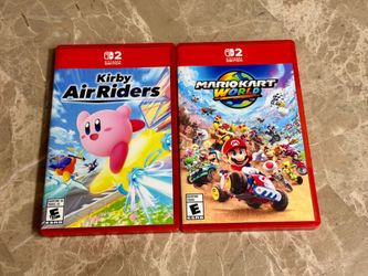 Mario Kart World and Kirby Air Riders - Nintendo Swiitch 2