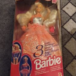Barbie "3 Looks In One" Doll