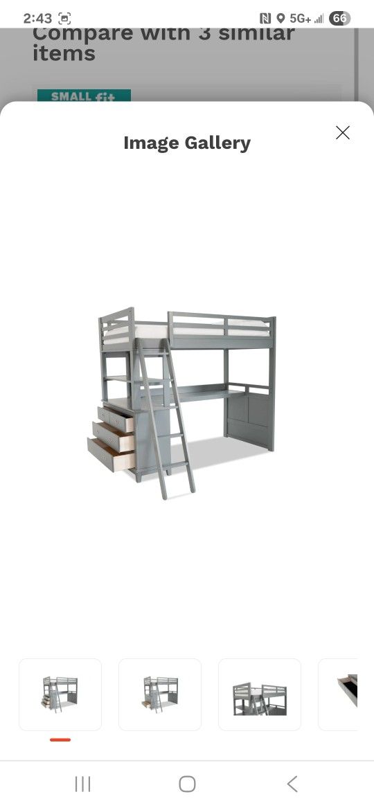 Bunk Bed With Desk