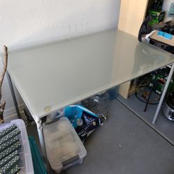Glass Top Table