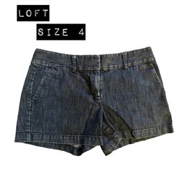 Ann Taylor Loft Denim Shorts Size 4