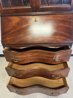Vintage Wooden Secretary Desk Thumbnail