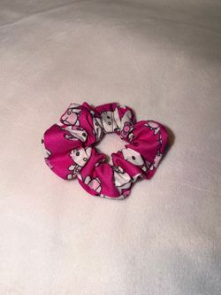 Hand made hello kitty scrunchie