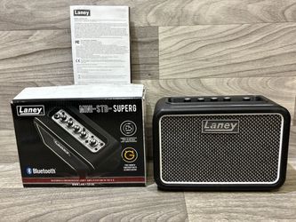 Laney MINI-STB-SUPERG Battery-Powered Guitar Amp Bluetooth Enabled New Open Box (A1D026383)