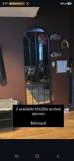 Arched mirrors