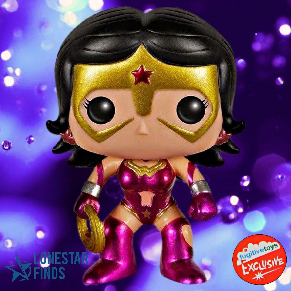 Funko POP! DC Super Heroes Metallic Star Sapphire Wonder Woman Fugitive Toys Exclusive Figure #61!