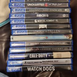 PS4 Video GAMES